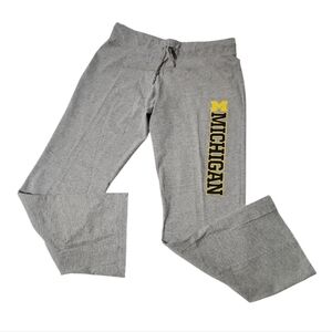 American Classic Sportswear Grey Michigan Wolverines Sweatpants (L)